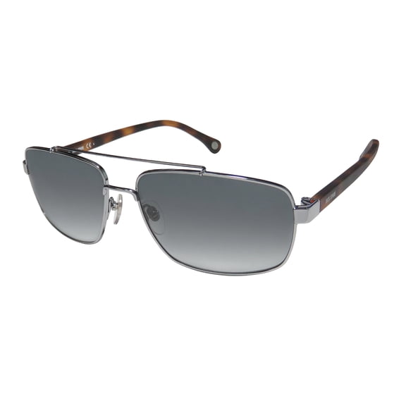 NEW JACK SPADE GARRETT MENS SHIELD FULL-RIM 100% UVA & UVB RUTHENIUM BRAND NAME AUTHENTIC POPULAR DESIGN PILOT FRAME GRADIENT GRAY LENSES 59-15-140 SUNGLASSES/SHADES