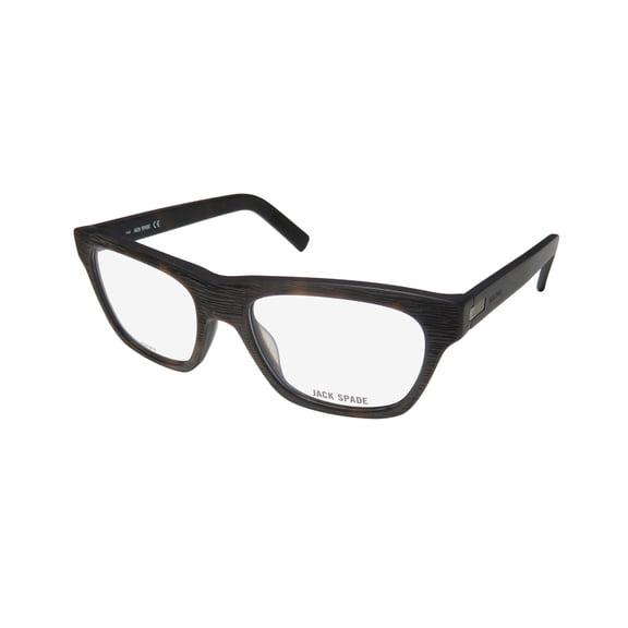 NEW JACK SPADE JONATHAN MENS/WOMENS DESIGNER FULL-RIM MATTE TORTOISE CLASSIC DESIGN COLLECTIBLE UNISEX FRAME DEMO LENSES 53-18-140 EYEGLASSES/EYEWEAR