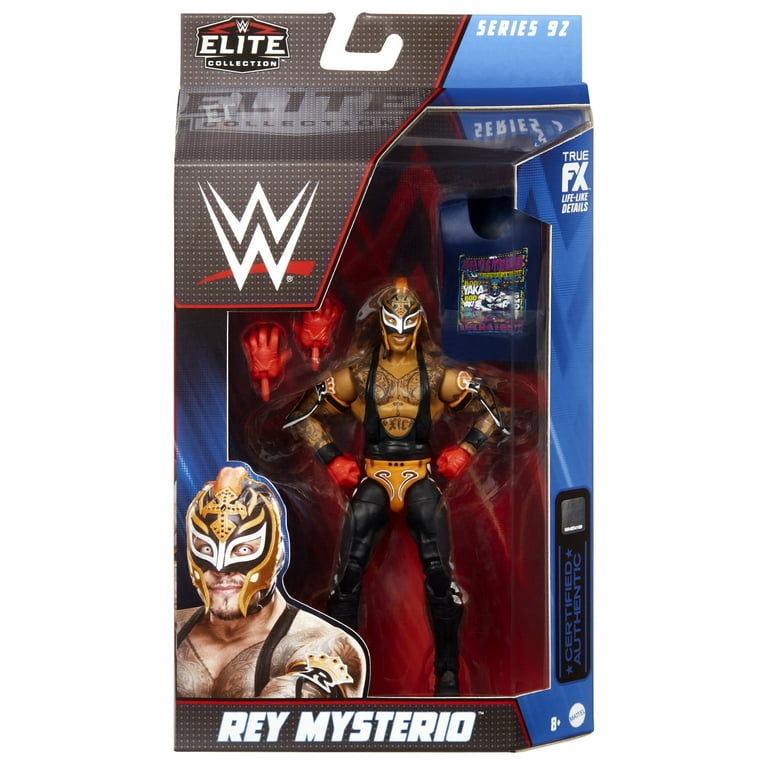 WWE Elite 92 Rey Mysterio Action Figure, Orange and Black