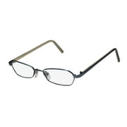 NEW JAZZ 153 MENS/WOMENS DESIGNER FULL-RIM BLUE WITH SILICONE NOSEPADS ADULT SIZE FRAME DEMO LENSES 48-16-140 EYEGLASSES/EYEWEAR