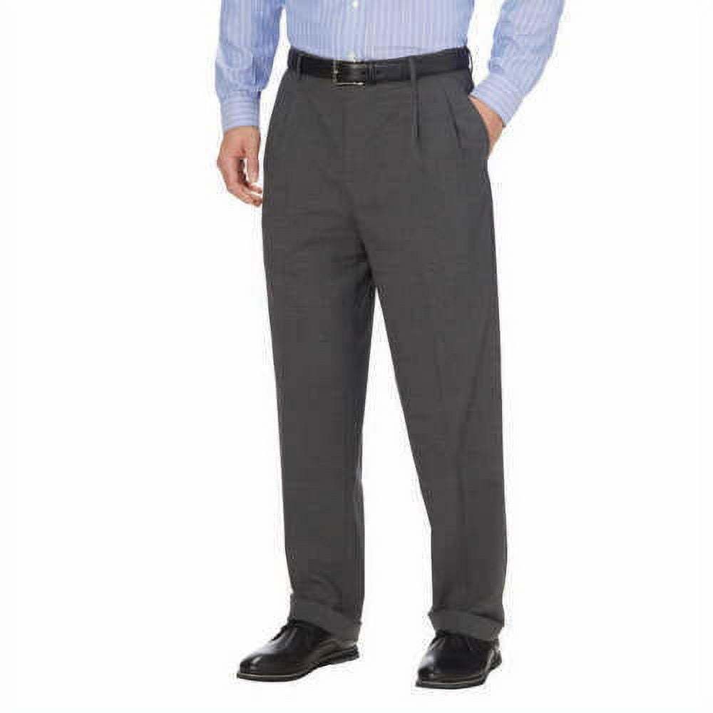 NEW JB Britches Men s Pleated Pant Grey Plaid 34X34