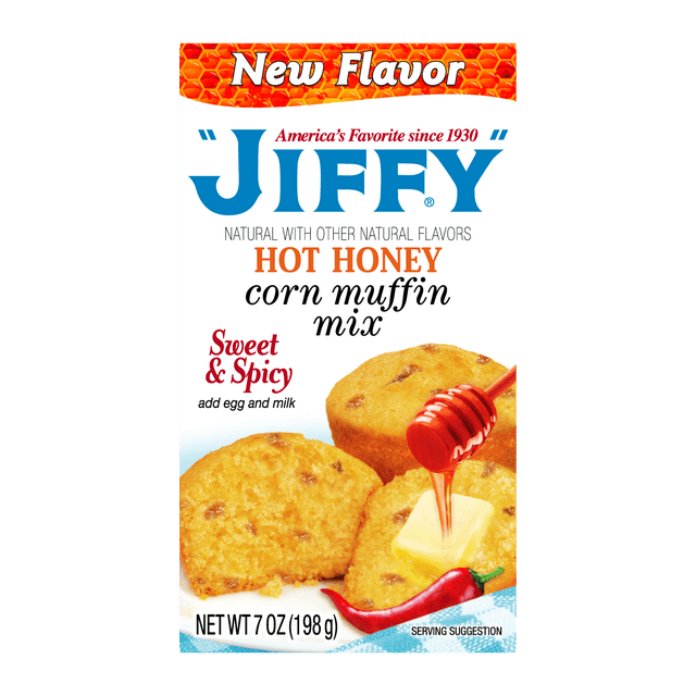 Corn Boxes “JIFFY” Hot Honey Corn Muffin Mix, 7 oz Box - Walmart Business Supplies