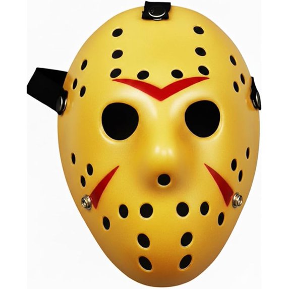 NEW Jason Hockey Mask | Yellow Friday The 13th Mask Worn by Jason Voorhees