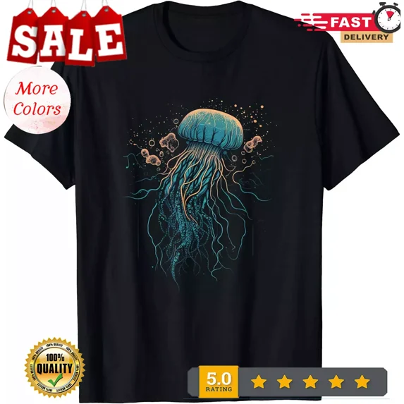 NEW/Jellyfish Ocean Animal Scuba Diving Jelly Fish Unisex T-Shirt