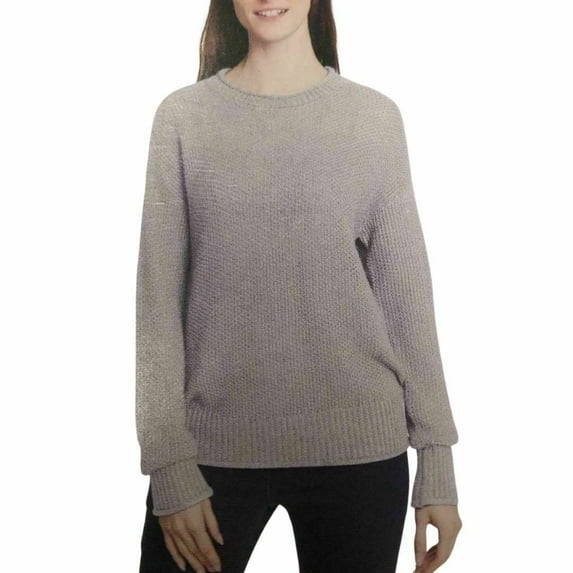 NEW!!! Jessica Simpson Women Roll Neck Ribbed Cuff Sweater (Grey & XXL)