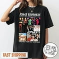 thumbnail image 1 of NEW!! Jonas Bros Vintage Frame 20th Anniversary Tour 2025 Unisex T-Shirt, 1 of 5