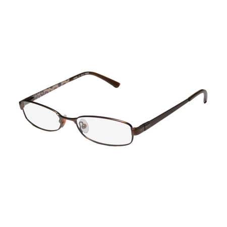 NEW KAREN MILLEN KM0080 WOMENS/LADIES DESIGNER FULL-RIM BROWN OPHTHALMIC DURABLE CLASSY FRAME DEMO LENSES 52-16-135 FLEXIBLE HINGES EYEGLASSES/GLASSES