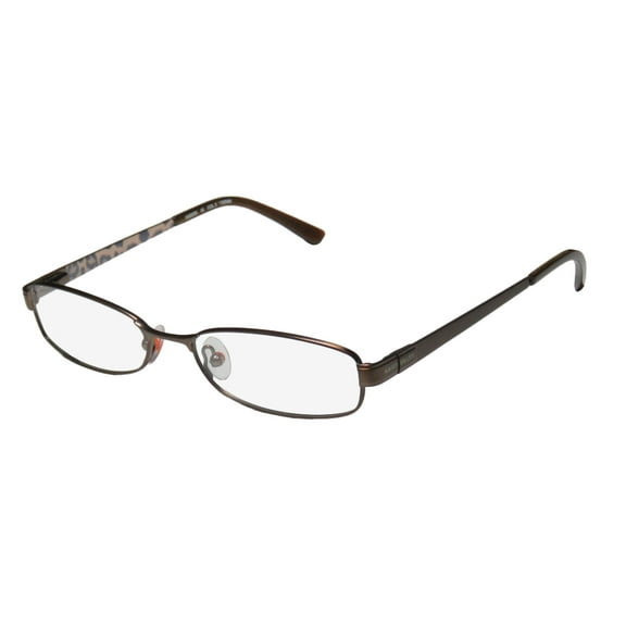 NEW KAREN MILLEN KM0080 WOMENS/LADIES DESIGNER FULL-RIM BROWN OPHTHALMIC DURABLE CLASSY FRAME DEMO LENSES 52-16-135 FLEXIBLE HINGES EYEGLASSES/GLASSES