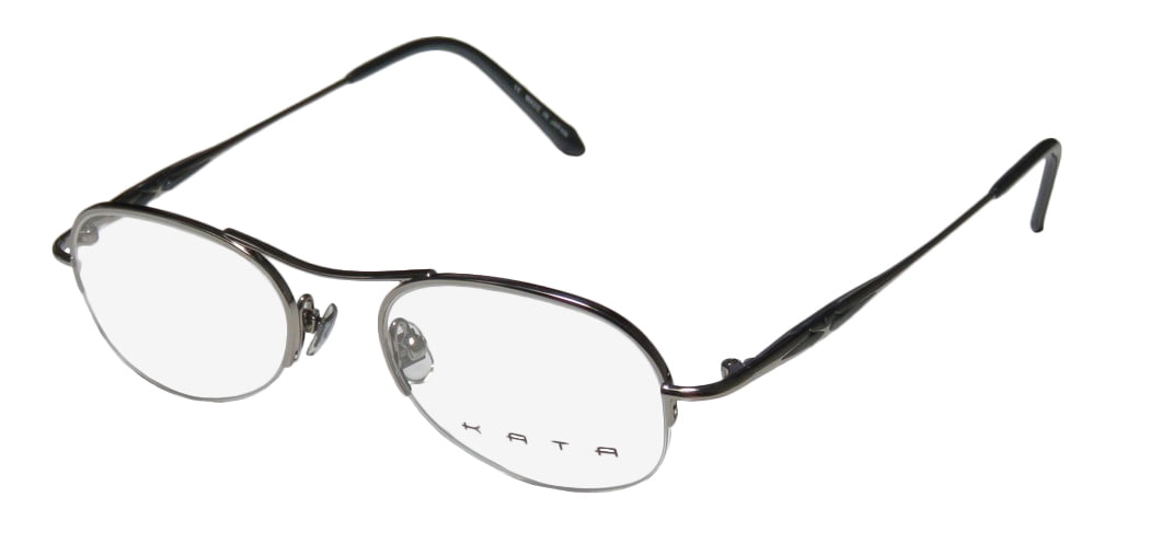 NEW KATA NOA MENS/WOMENS DESIGNER HALF-RIM GUNMETAL  display picture 1