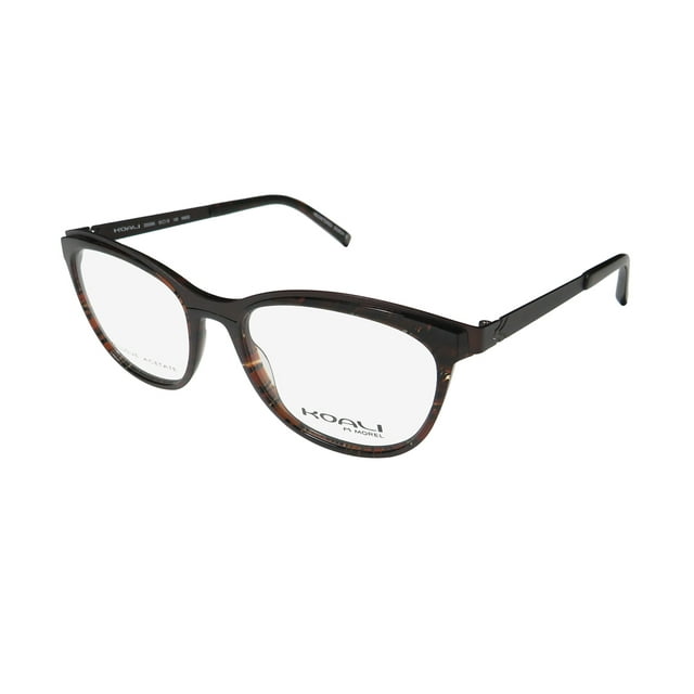 NEW KOALI 20009K WOMENS/LADIES CAT EYE FULL-RIM BROWN CAT EYE EXCLUSIVE SERIES MADE IN FRANCE FRAME DEMO LENSES 53-18-135 EYEGLASSES/EYEGLASS FRAME
