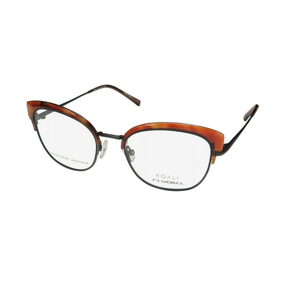 NEW KOALI 20067K WOMENS/LADIES CAT EYE FULL-RIM BROWN / BLACK FRAME DEMO LENSES 51-19-140 EYEGLASSES/EYEWEAR