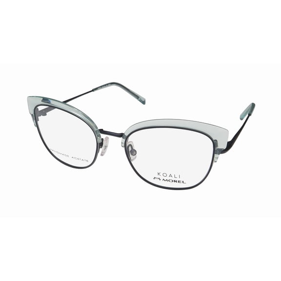 NEW KOALI 20067K WOMENS/LADIES CAT EYE FULL-RIM NAVY / CLEAR FRAME DEMO LENSES 51-19-140 EYEGLASSES/EYEGLASS FRAME