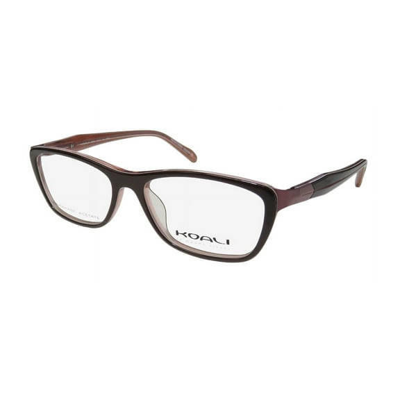 NEW KOALI 2894S WOMENS/LADIES DESIGNER FULL-RIM BROWN / MAUVE FRAME DEMO LENSES 50-14-135 FLEXIBLE HINGES EYEGLASSES/EYEWEAR