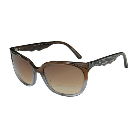NEW KOALI 6967K WOMENS/LADIES CAT EYE FULL-RIM GRADIENT BROWN / GRAY FRAME GRADIENT BROWN LENSES 56-19-135 SUNGLASSES/SUN GLASSES