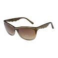thumbnail image 1 of NEW KOALI 6969K WOMENS/LADIES DESIGNER FULL-RIM GRADIENT UMBER / GOLD FRAME GRADIENT BROWN LENSES 57-19-135 SUNGLASSES/SHADES, 1 of 9