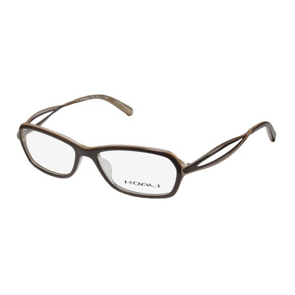 NEW KOALI 7127K WOMENS/LADIES DESIGNER FULL-RIM DARK / LIGHT BROWN FRAME DEMO LENSES 52-15-135 EYEGLASSES/GLASSES