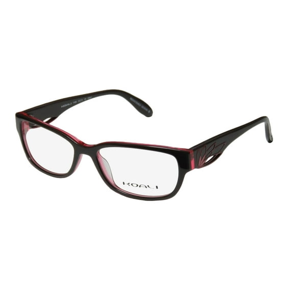 NEW KOALI 7199K WOMENS/LADIES DESIGNER FULL-RIM BROWN / TRANSPARENT ROSE FRAME DEMO LENSES 53-15-135 EYEGLASSES/GLASSES