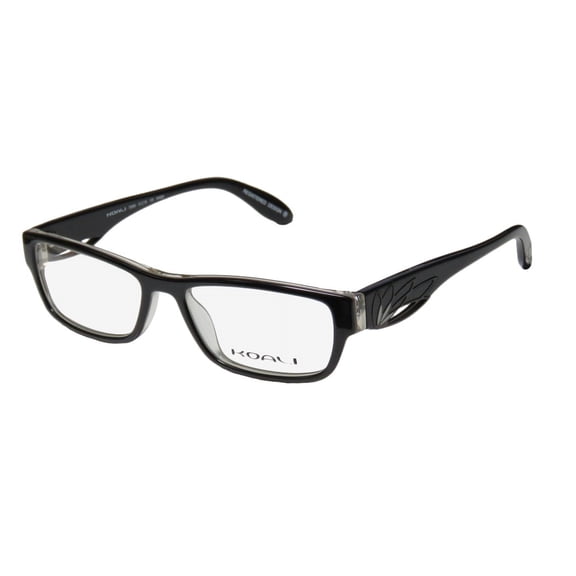 NEW KOALI 7200K WOMENS/LADIES DESIGNER FULL-RIM BLACK / CLEAR FRAME DEMO LENSES 51-16-135 EYEGLASSES/EYE GLASSES