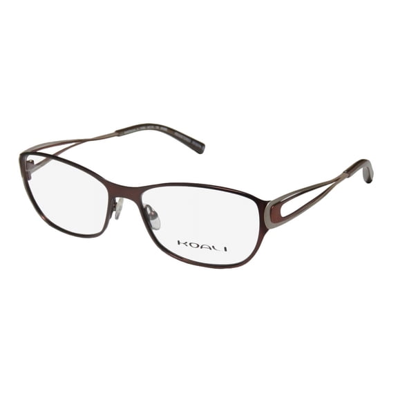 NEW KOALI 7259K WOMENS/LADIES DESIGNER FULL-RIM MAHOGANY / SAND / COPPER FRAME DEMO LENSES 54-16-135 EYEGLASSES/EYE GLASSES