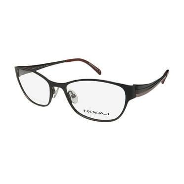 NEW KOALI 7499K WOMENS/LADIES CAT EYE FULL-RIM BLACK / BROWN / BLUSH FRAME DEMO LENSES 51-17-130 EYEGLASSES/EYE GLASSES