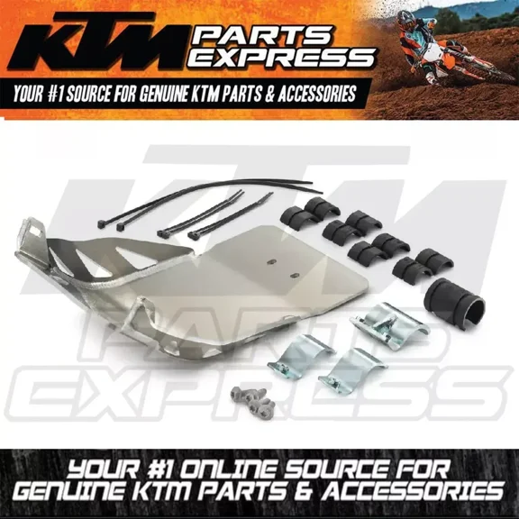NEW KTM OEM ALUMINUM SKID PLATE 250 300 SX XC XCW 2019-2023 55503990544