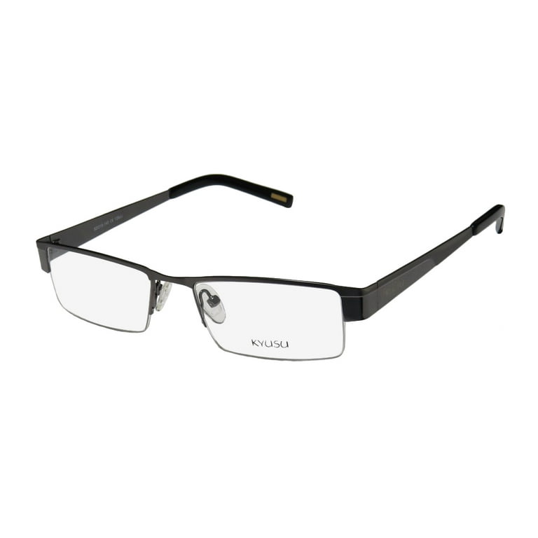 Designer half rim eyeglasses hotsell