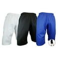 thumbnail image 1 of NEW Karate Taekwondo SHORTS SHORTCUT PANTS Martial Arts Uniform Bottom White/Black/Blue (Black, 2), 1 of 3
