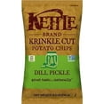 NEW Kettle Cooked Krinkle Cut Potato Chips 'Dill Pickle”/ Dill Pickle