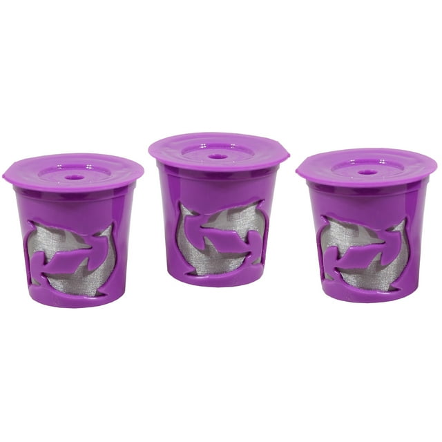 NEW Keurig 2.0 Coffee Filter Basket Reusable KCups Pack 3 Refillable