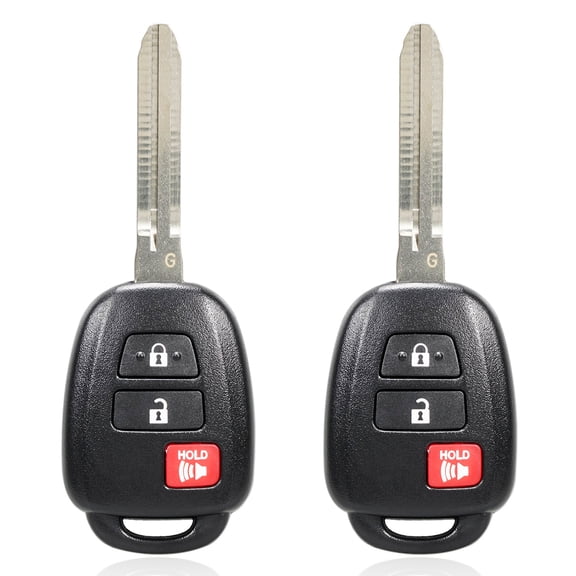 NEW Keyless Entry Remote Car Key Fob For Toyota 2012-2016 Prius C Remote 3 BUTTON G CHIP HYQ12BDM 315Mhz (2 Pack)