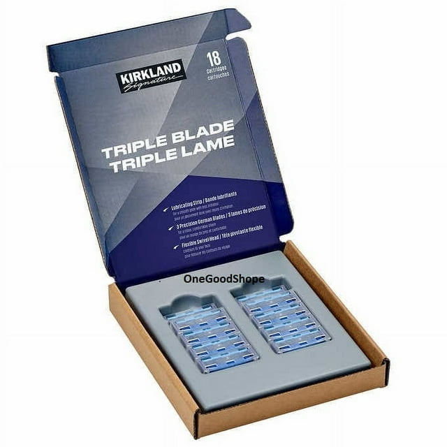 NEW Kirkland Signature Triple Blade Razor 18 countRefill