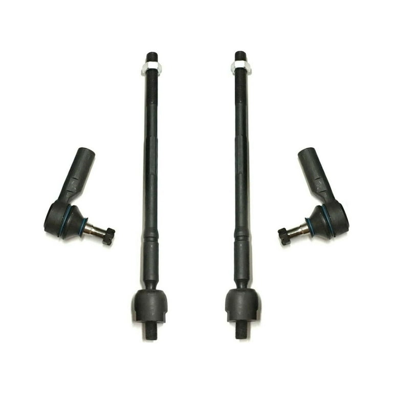 4-Piece Front Inner & Outer Tie Rod Kit – Driver & Passenger Sides For Mercedes