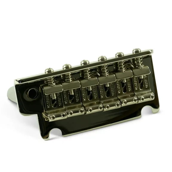 NEW Kluson 2-Point Tremolo Bridge For AS Strat, Steel Block - NICKEL, #K2PTN