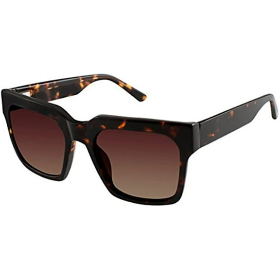 NEW L.A.M.B. LA 529 Tortoise Sunglasses with Brown Lenses & LAMB Case