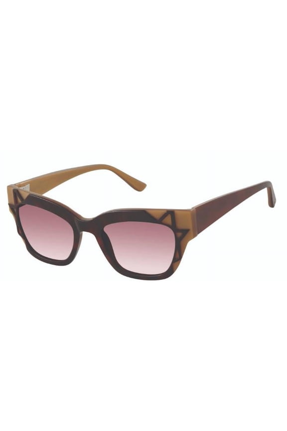 NEW L.A.M.B. LA547 Tortoise & Gold Sunglasses with Brown Lenses & LAMB Case