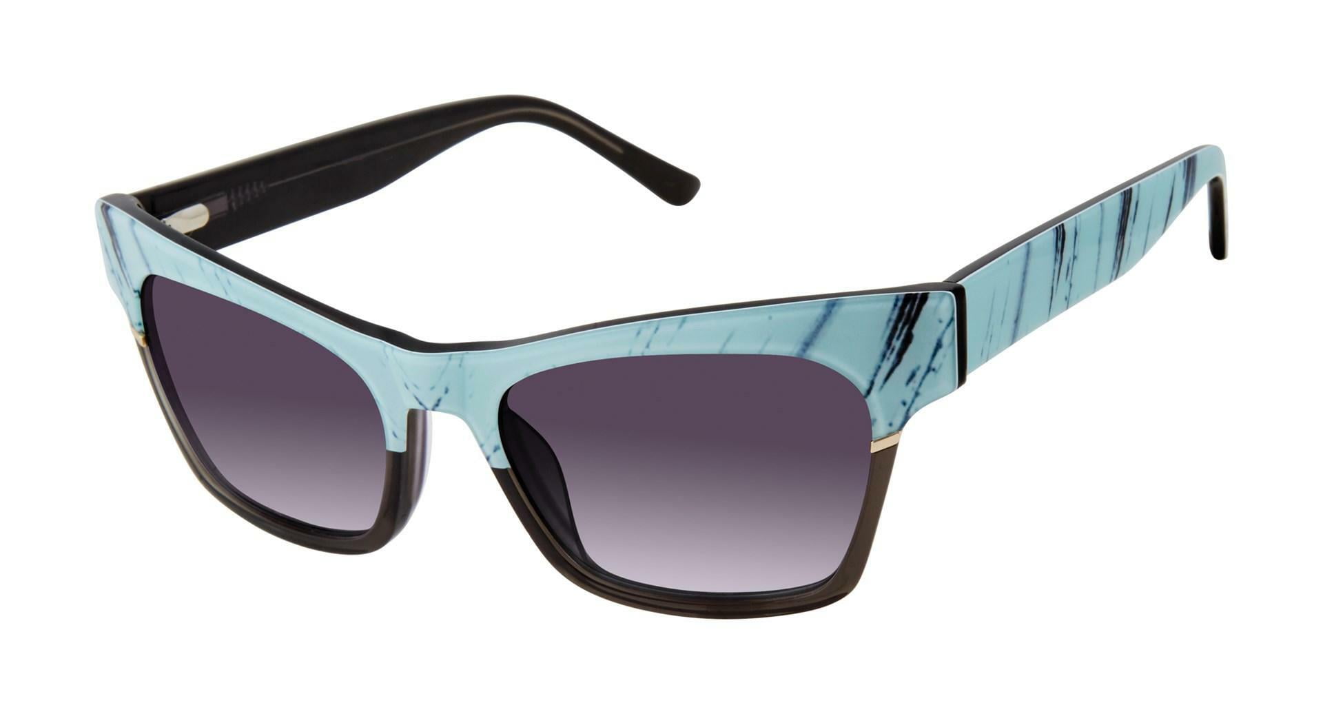 L.A.M.B. LA563 Optical Sunglasses - Turquoise Frame with 