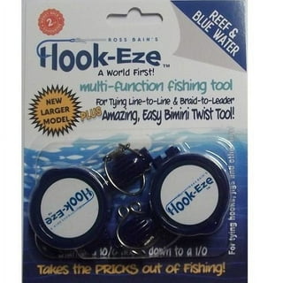  HOOK-EZE Knot Tying Tool Cover Hooks on 4 Fishing