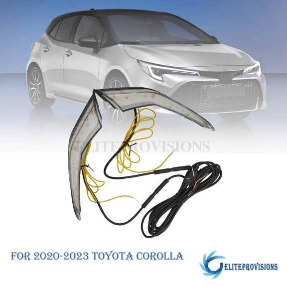 NEW LED Daytime Running Fog Lights DRL For 20-23 Toyota Corolla L LE XLE Model