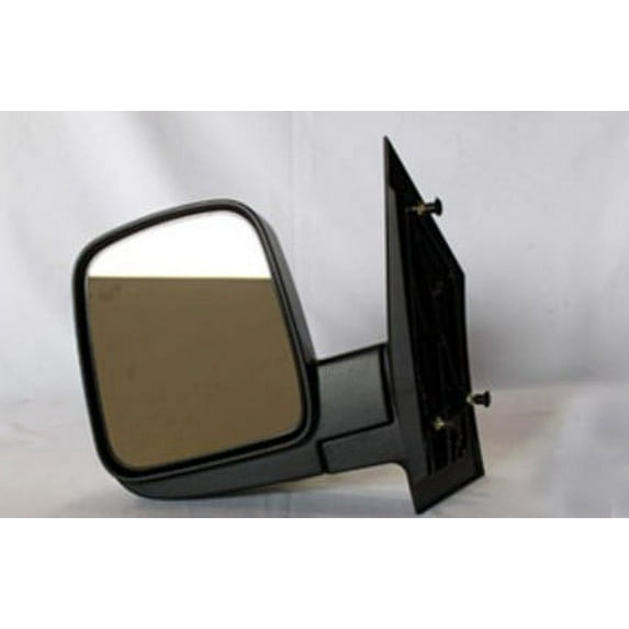 OEM Grade Driver Side LH Manual Folding Door Mirror Compatible with 2003-2014 Chevy Express GMC Savana 1500 2003-2017 Express Savana 2500 3500 Textured Black 15937986 15117633 V6 V8