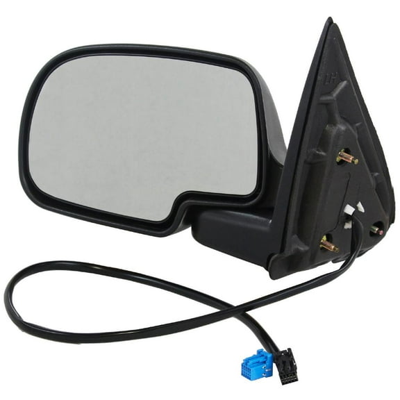 New OEM Grade Left Driver Side Door Mirror Compatible with 1999-2002 Chevrolet Silverado 1500 Chevrolet Silverado 1500 HD 2500 Power Heated GM1320173 15179829