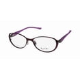 thumbnail image 1 of NEW LIGHTEC 7039L WOMENS/LADIES DESIGNER FULL-RIM PLUM / PURPLE FRAME DEMO LENSES 50-15-135 FLEXIBLE HINGES EYEGLASSES/EYEWEAR, 1 of 9