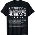 NEW LIMITED 5 Things You Should Know About My Husband TShirt