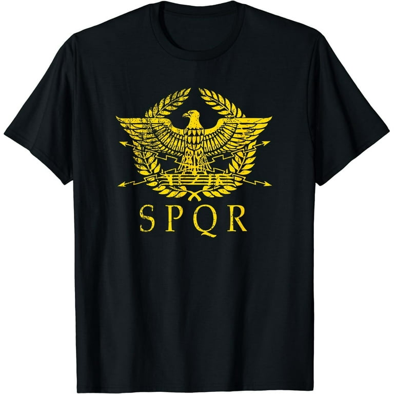 Spqr 标志 Rome SPQR Symbol Of The Roman Empire Macedon Sticker