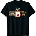 NEW LIMITED Army Signal Corps Branch USASC US Army Military TShirt