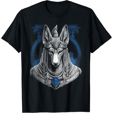 NEW LIMITED Blue Anubis Egyptian God Ancient Egypt Design T-Shirt S-3XL
