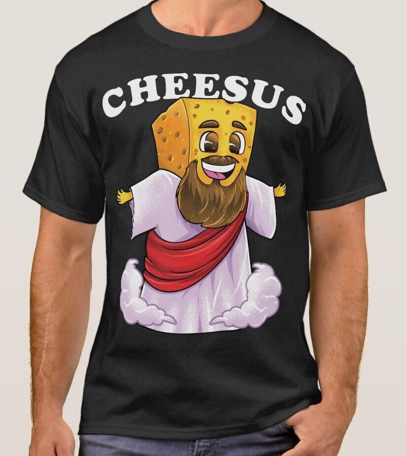 NEW LIMITED Cheesus Jesus Christ Funny Cheese Christian Pun Cheese
