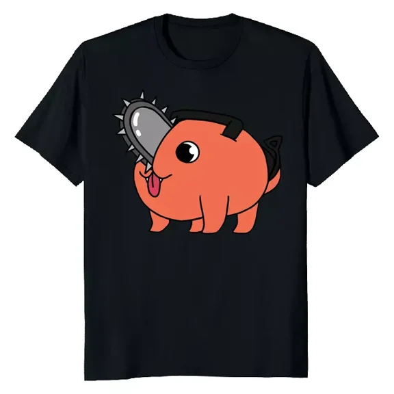 NEW LIMITED Cute Kawaii Pochita Anime Funny Novelty Tee M-3XL Fast Shipping