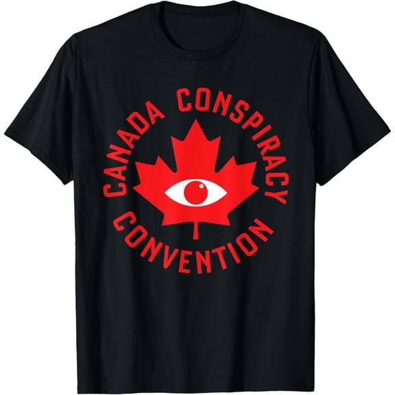 NEW LIMITED Funny Canada Conspiracy Convention Can Con Con T-Shirt