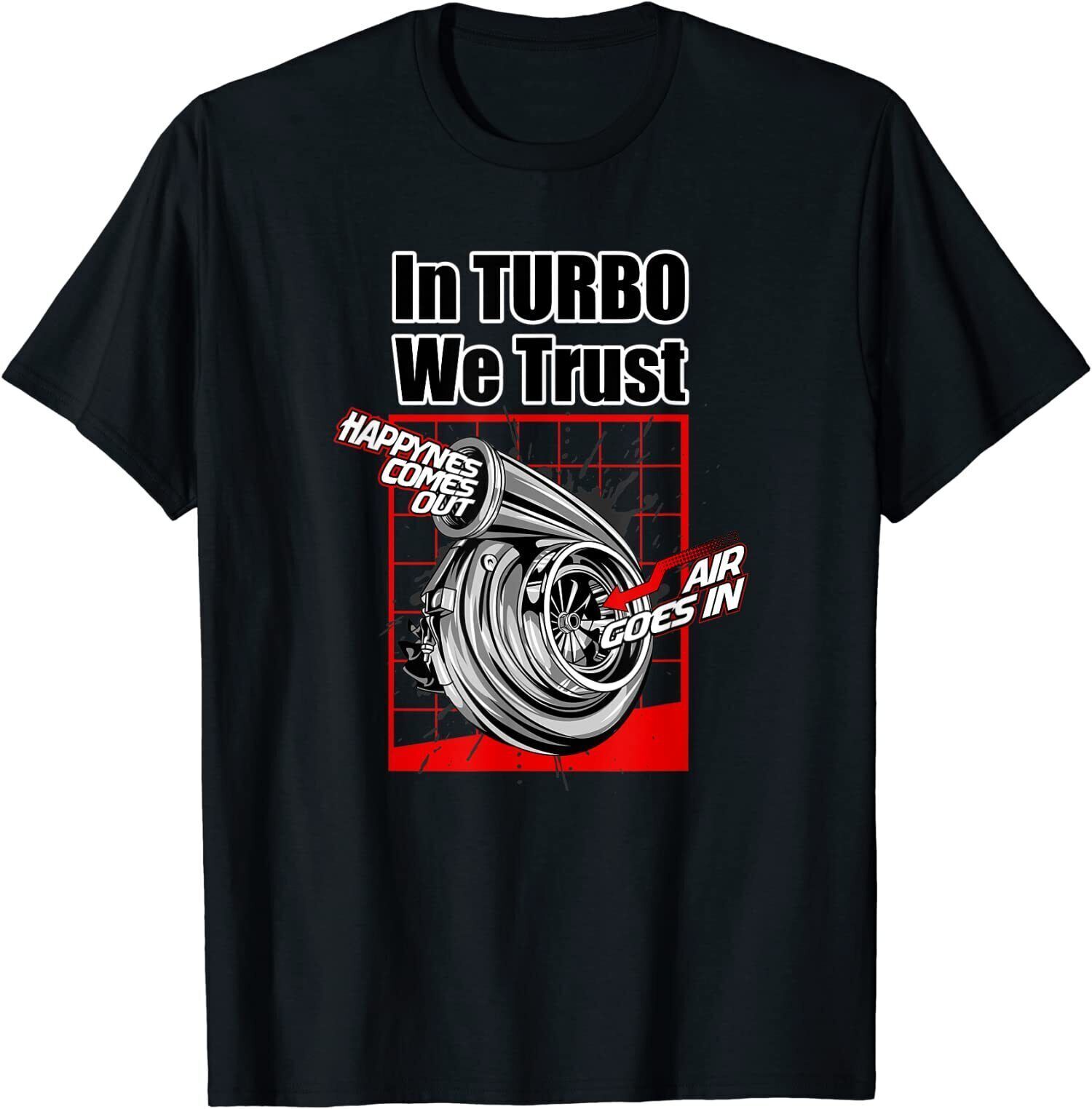 NEW LIMITED Funny Car Guy Gift In Turbo We Trust Boosted TShirt