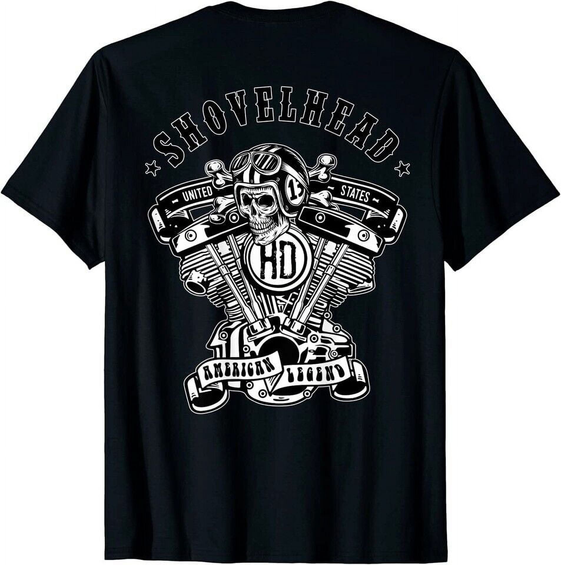 NEW LIMITED HD ShovelHead American Motorcycle Legend VTwin Engine Skull